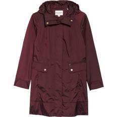 Clothing Cole Haan Women's Packable Raincoat Eggplant