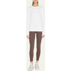 Donna - Sì Camicie Louise Rib Long-Sleeve Top WHITE