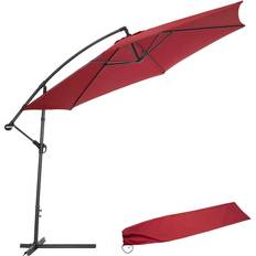 Grønne Parasoll & Tilbehør tectake Cantilever Garden Parasol 350cm