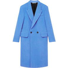 Stella McCartney Woman Long Double-Breasted Coat - Cornflower Blue