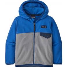 9-12M Jackets Children's Clothing Patagonia Kid's Micro D Snap-T Fleece Jacket - Salty Grey