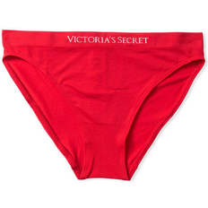 Red Bikini Bottoms Victoria's Secret Seamless Bikini Panty - Red