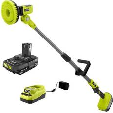 Garden Power Tools Ryobi Cordless ONE TELESCOPING Power Scrubber KIT