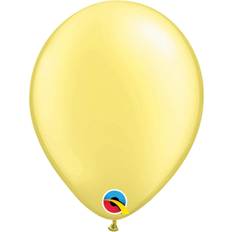 Qualatex Pearl Lemon Chiffon Latex Balloons 5 Inch