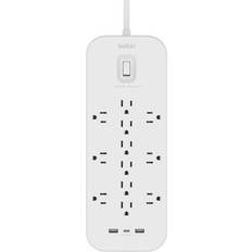 Surge Protectors Belkin 12-outlets surge suppressor/protector sra007p12tt6