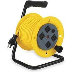 Cable Reels Lumapro Cord Reel 40ft 14 AWG Receptacle 120VAC 2YKR4