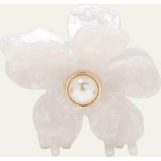 Fermagli per capelli Lele Sadoughi Lily Claw Clip in White