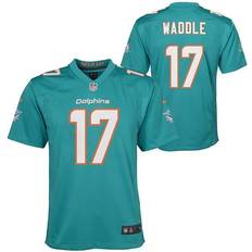 Nike Youth Jaylen Waddle Aqua Miami Dolphins Game Jersey