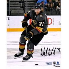 Vegas Golden Knights Sports Fan Products William Karlsson Vegas Golden Knights Autographed x Black Jersey Skating Photograph