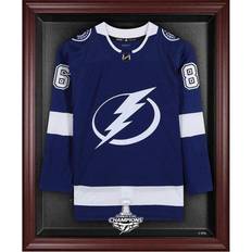 Tampa Bay Lightning 2020 Stanley Cup Champions Mahogany Framed Jersey Display Case