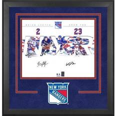 Fanatics Authentic "Brian Leetch & Adam Fox New York Rangers Autographed Deluxe Framed 16" x 20" Dual Photograph"
