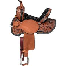 16" Horse Saddles Tough-1 Royal King Hawley Barrel Saddle