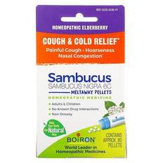 Boiron Compléments Boiron Sambucus, Cough & Cold Relief, Meltaway Pellets, Approx.