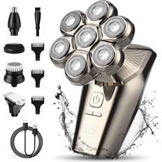 Nose Trimmer - Rechargeable Battery Combined Shavers & Trimmers Sejoy Head Shaver for Bald 7D Razor