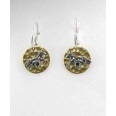 Earrings Finishing Touch Mom Babe Gold/Retro Silver