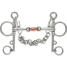 Copper Bits Shires Double Jointed Copper Lozenge Pelham - 6''