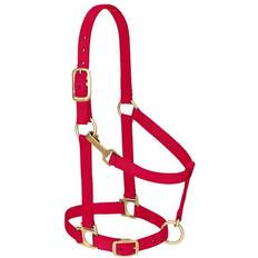 Horse Halters Weaver Basic Adj Halter w/Snap Red