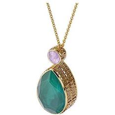 Swarovski Purple Necklaces Swarovski orbita necklace drop cut crystal, gold-tone plated 5600517