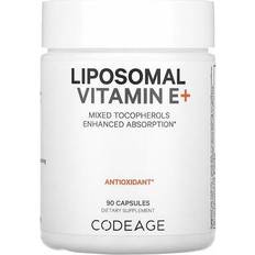 Vitamin e capsules Codeage Liposomal Vitamin E Tocopherols Daily Vitamin E Gamma Delta 90 pcs