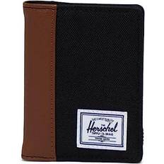 Herschel Wallets & Key Holders Herschel Supply Co. Gordon Wallet Black/Tan Wallet Handbags - Black One