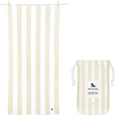 Dock & Bay Quick Dry Cabana Bath Towel Beige