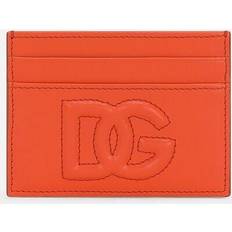 Orange Card Cases Dolce & Gabbana DG Logo card