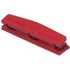 Red Hole Punchers Jam Paper Metal 3 Hole Punch, Sheet