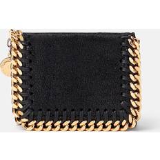 Falabella Shaggy Faux Deer Wallet - Black