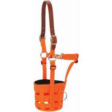 Orange Bridles & Accessories Weaver Grazing Muzzle Blaze Orange