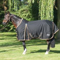 Black and tan rug Lami-Cell Pro-Fit Turnout Sheet Black/Tan