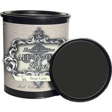 Black Paint ALL-IN-ONE Paint. Durable cabinet furniture paint. coat Black