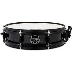 Black Snare Drums Mapex Maple/Poplar Hybrid Shell Piccolo Snare Drum 14 X 3.5 In. Transparent Midnight Black