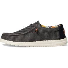 Zapatillas Hey Dude Modelo Wally Eco Sox - Black/Charcoal