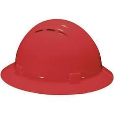 Red Headgear Americana Full Brim Vent Mega Ratchet Hard Hat - Red