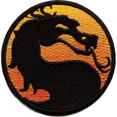 Action Figures Evil Dragon Combat Round Logo Iron On Patch