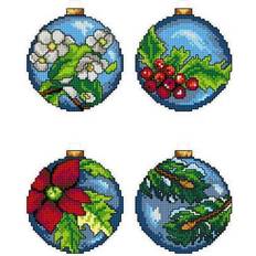 Christmas Needlework Kits Christmas Ornaments 116CS Counted Cross-Stitch Kit