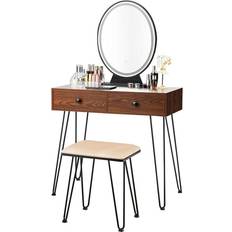 Dressing Tables Goplus Shonall International Industrial Makeup Dressing Table