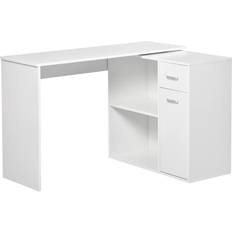 Tables Homcom L Shaped Corner Writing Desk