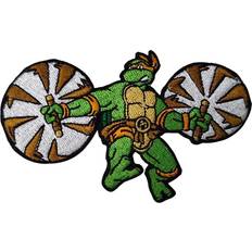 Toys Nickelodeon Michelangelo 1980s Ninja Turtles Iron on Patch