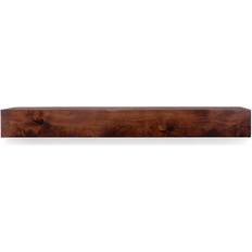 Brown Coat Hooks Dogberry Collections 72 Modern Farmhouse Mahogany Cap-Shelf Coat Hook