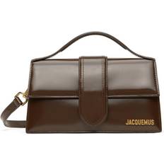 Jacquemus Midnight Brown Le Grand Bambino Leather Top-handle bag