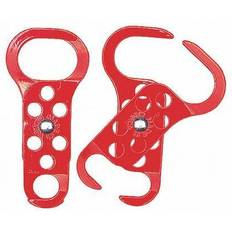 Vorhängeschloss-Haspen Brady Stubby Lockout Hasp Red