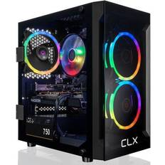 CLX SET Gaming Desktop Ryzen 7 5700X 3.4GHz 16GB DDR4 1TB SSD 2TB HDD