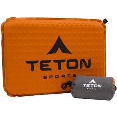 Teton Sports Camping Seat Cushion; Stadium Seat; Office Chair; Car Pad; Inflatable Orange, 17 x 12 x 1.5-Inch