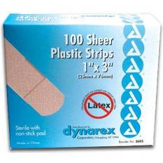 Bandages & Compresses Dynarex Adhesive Sheer Strips Bandage, Sterile, X