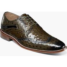 Green - Men Oxford Stacy Adams Shoes Gennaro Wingtip Oxford Olive