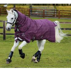 Turquoise Horse Rugs Rhino Horseware Pony Plus Turnout 200g Navy Check