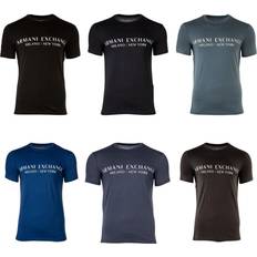 Armani Exchange Tops Armani Exchange Printed Graphic T-Shirt - Navy