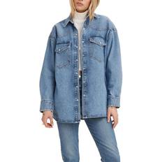 Tops Levi's Women's Dylan Relaxed Western Shirt, New Indigo Stonewash