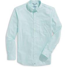 Vineyard Vines On-The-Go brrr Gingham Shirt - Crystal Blue